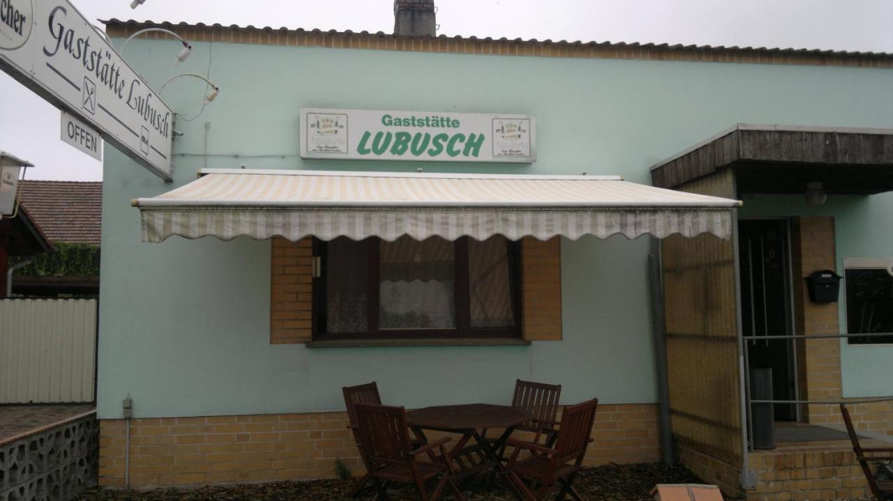 Restaurant Pension Lubusch Gahro Kültér fotó